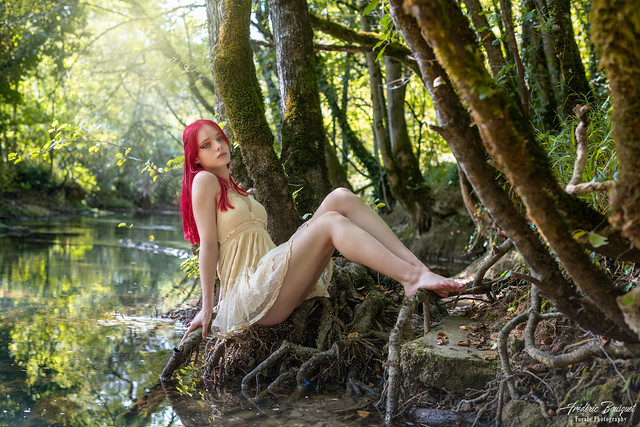 Lana in the wood