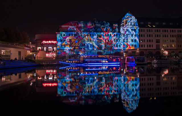 Berlin Festival of Lights 6.9.2021 Tempelhofer Hafen