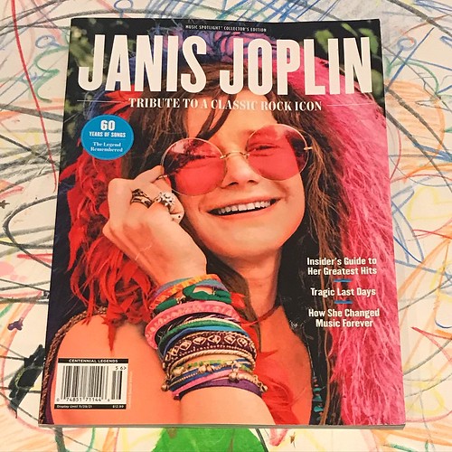I’ve always had a thing for Janis Joplin, so when I saw this magazine at the Michaels check stand I said YES, MAMA.