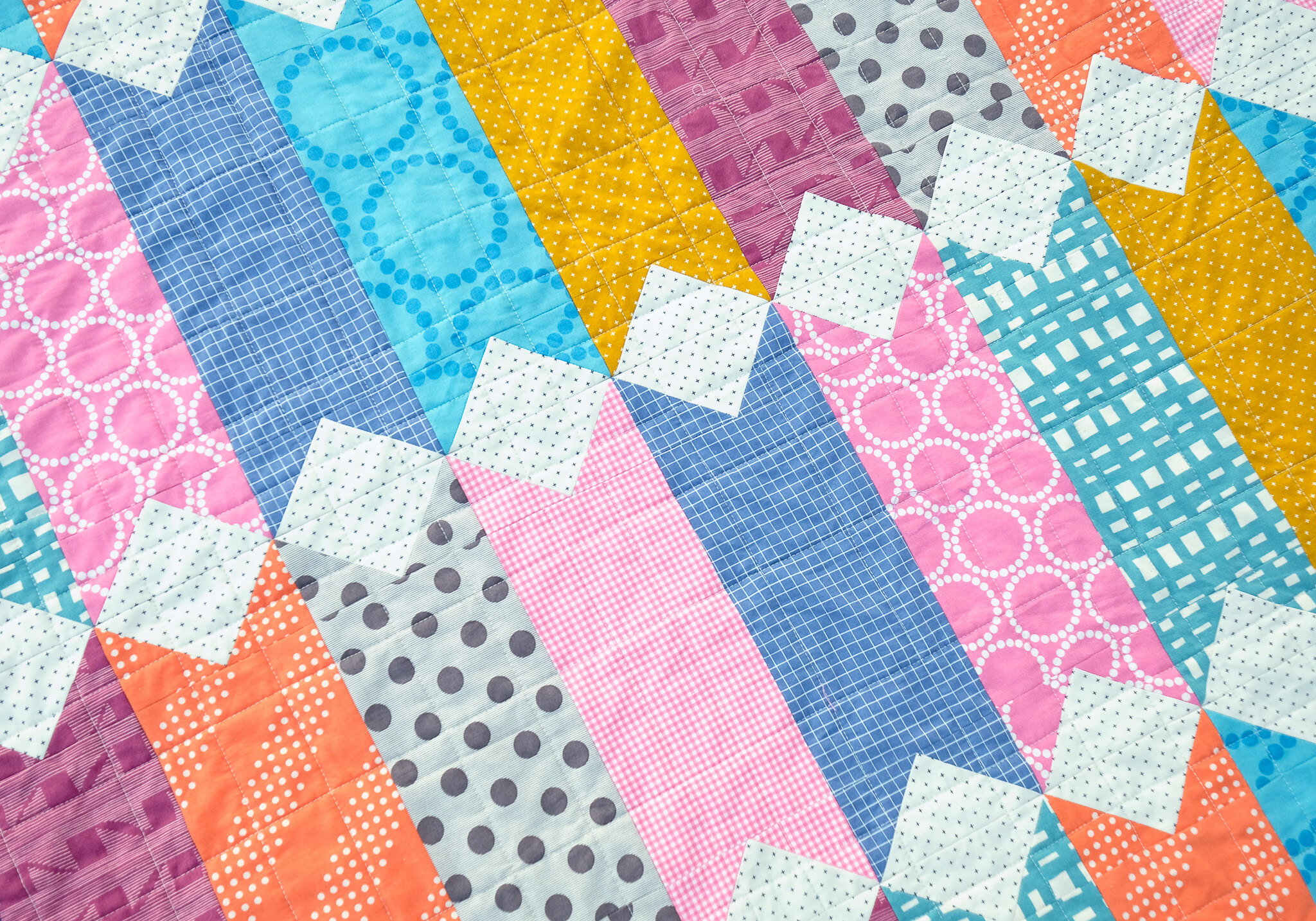 A Baby Size Virginia Quilt - Kitchen Table Quilting