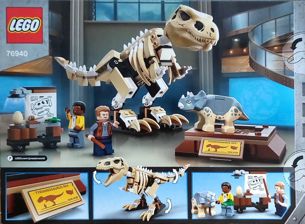 Jurassic World 2021 Lego 76940 T-rex Dinosaur Fossil Exhib… | Flickr