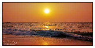 Sunset- Al-zohra beach-Ajman UAE