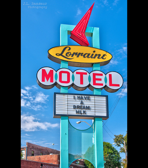 Lorraine Motel sign - Memphis, Tennessee