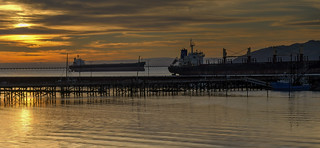 PCH Day 8 - Sunset on Astoria Bay.