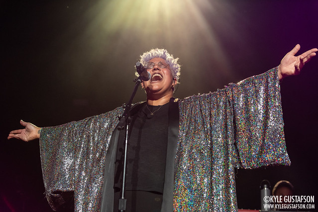 Brittany Howard performs at Merriweather Post Pavilion in Columbia, MD.