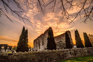 Clane Friary at Sunset