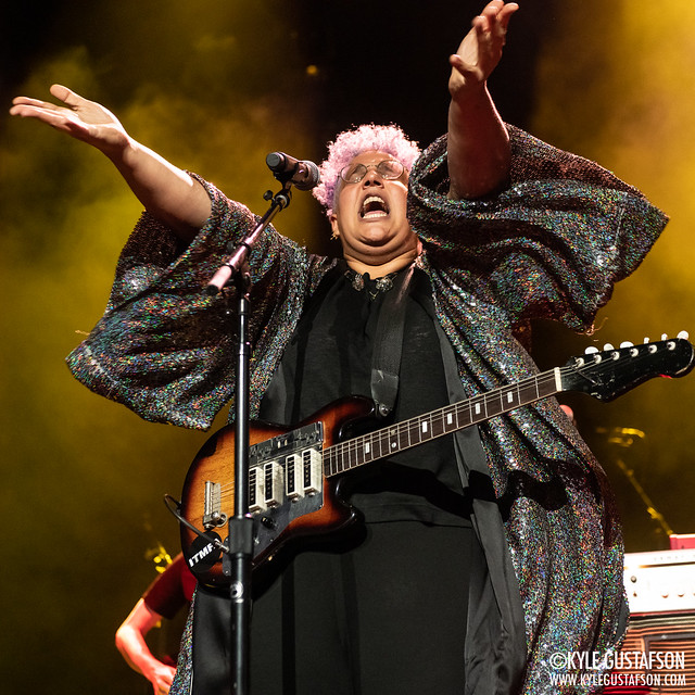 Brittany Howard performs at Merriweather Post Pavilion in Columbia, MD.