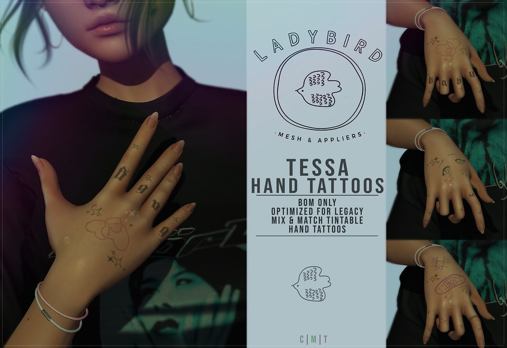 Ladybird. // Tessa Hand Tattoos @ Equal10 ♥
