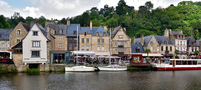 Dinan, Brittany, France.