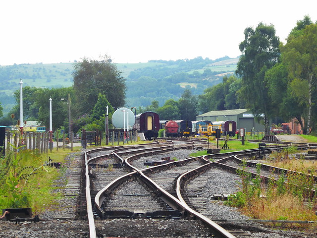 Sidings at Rowsley South   (Peak Rail Line)   August 2021