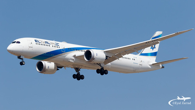 TLV - El Al Boeing 787-9 4X-EDD