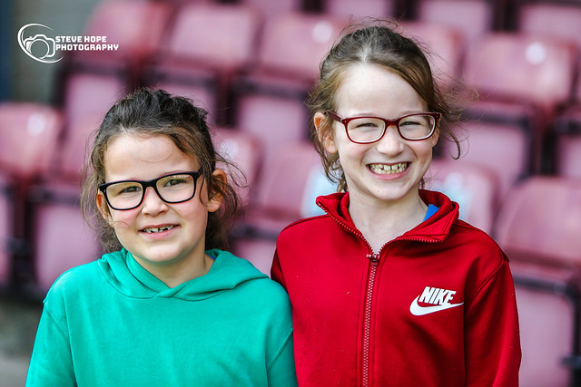 Young fans at Scunthorpe United