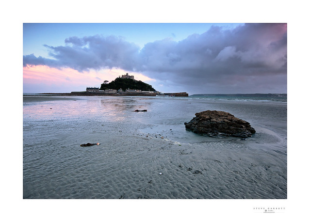 Sunset at St Michael's Mount. Cornwall, England. 2015.