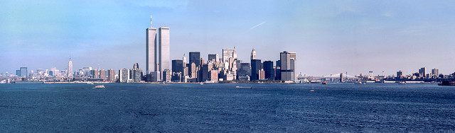 Lower Manhattan and the World Trade Center, October 1983