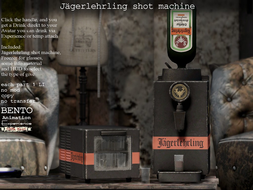 Jägerlehrling shot machine