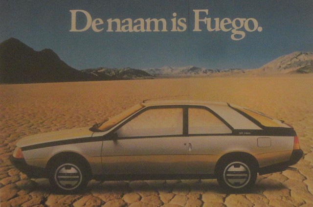 Renault Fuego introduction advertisement