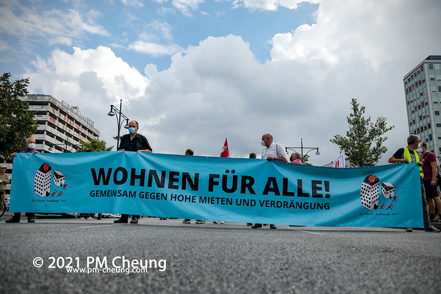 Großdemonstration: „Wohnen für Alle: Gemeinsam gegen hohe Mieten und Verdrängung!“ – 11.09.2021 - Berlin - _MG_8896
