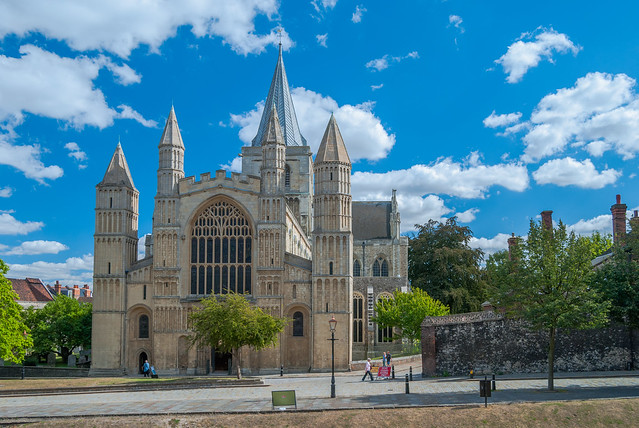 Rochester Cathedral, West Elevation