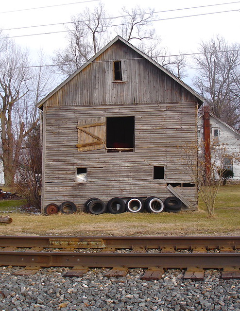 Barn with Tires
