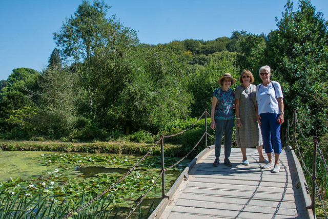 Marion, Sue and Ann, Bridge to the Pantheon, Stourhead