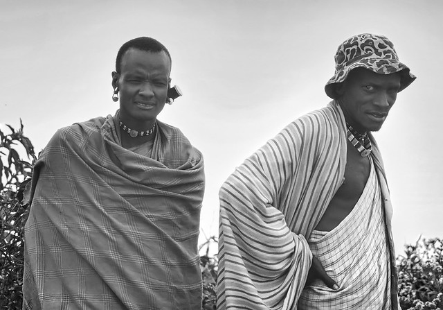 Maasai elders in Ngoile / Kenya