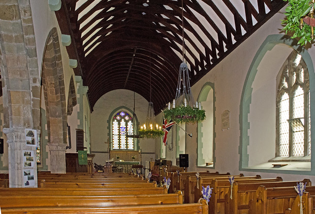 West Ashby, All Saints, interior looking east