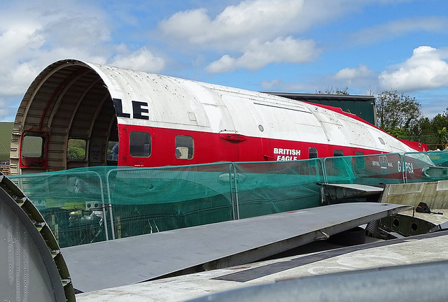 G-APSA Douglas DC-6 rear fuselage