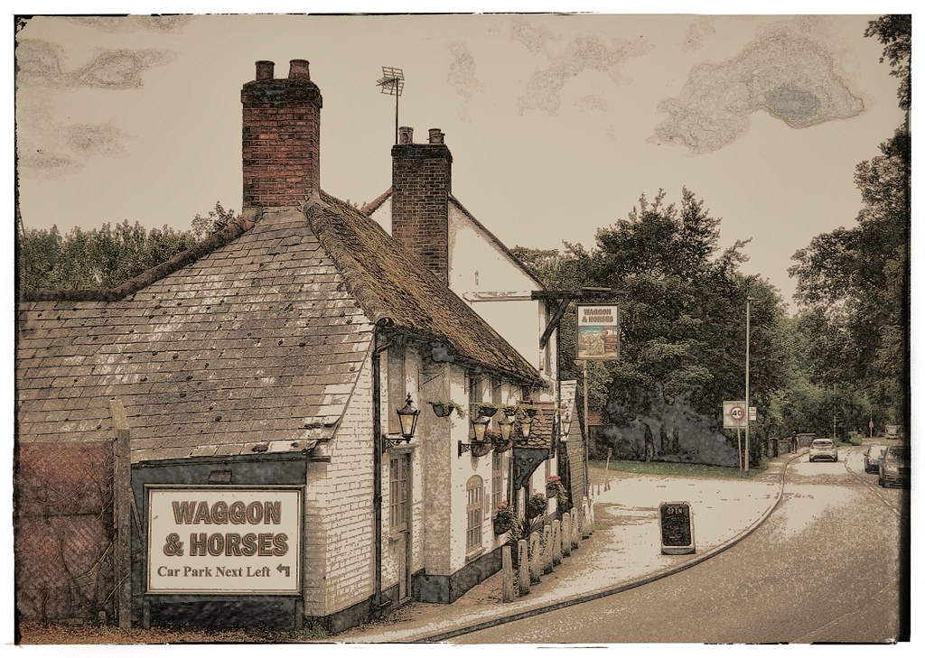 Wagon & Horses pub, Twyford
