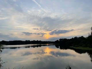 Sunset in Bewl water