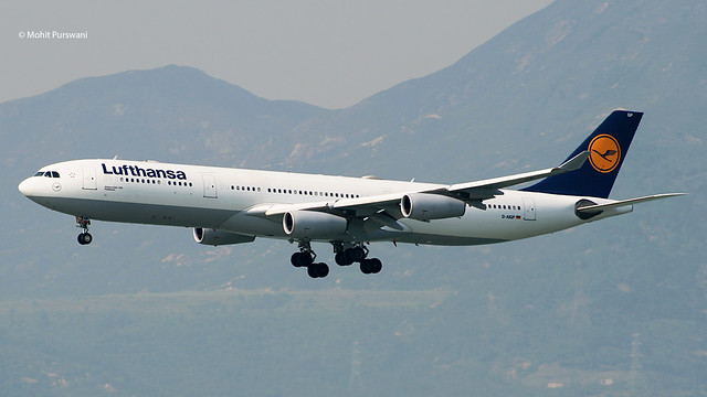 Lufthansa (LH-DLH) / A340-313X / D-AIGP / 09-27-2007 / HKG