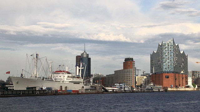 Skyline port Hamburg