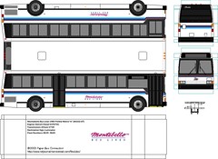 Montebello Bus Lines 1985 Flxible Metro "A" paper bus