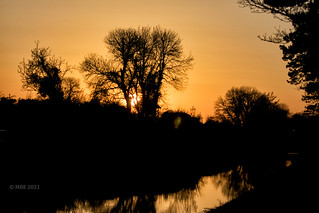 Winter Sunset, Royal Canal, Kildare, Ireland