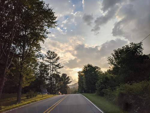 driving home @ sunset by tlkativ, waynesville northcarolina unitedstates
