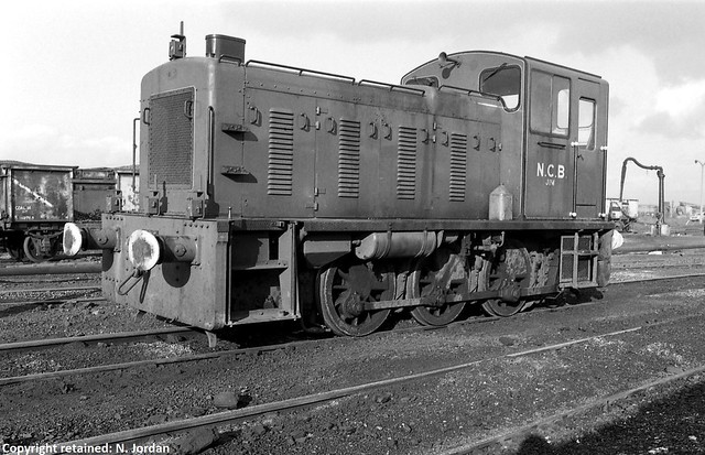CAI1016-SW-1961, B.R. Class 03, 'Jim', (formerly B.R. No.D2373, formerly 'Dawn No.10), at Manvers Colliery & Coal Preparation Plant, Wath-on-Dearne-22-08-1969