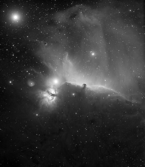 The Horsehead Nebula IC 434 H-alpha Filter Widefield - Oct 22, 2019