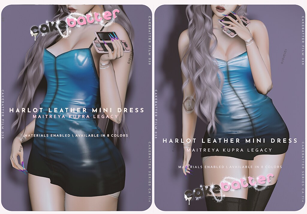 ♥♥ harlot leather mini dress ♥♥ @Thirsty event