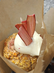 Rhubarb scone from Bred by Ed