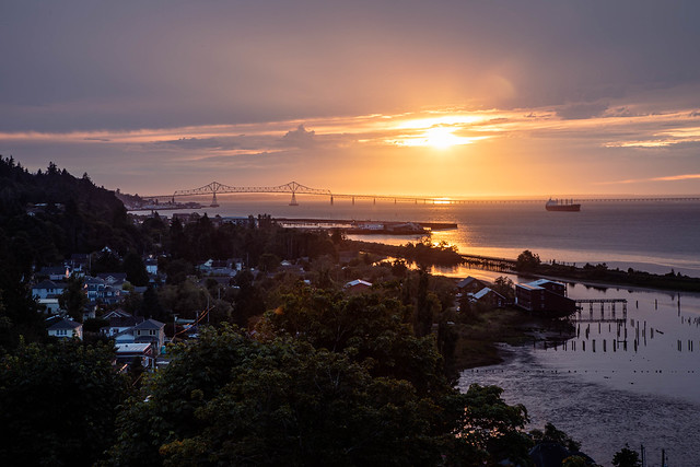 Evening on the Columbia River