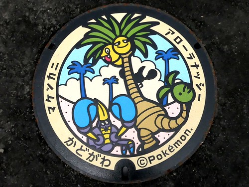 Kadogawa Miyazaki, manhole cover （宮崎県門川町のマンホール）