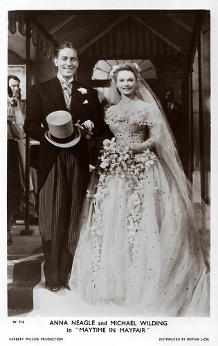 Anna Neagle and Michael Wilding in Maytime in Mayfair (1949)
