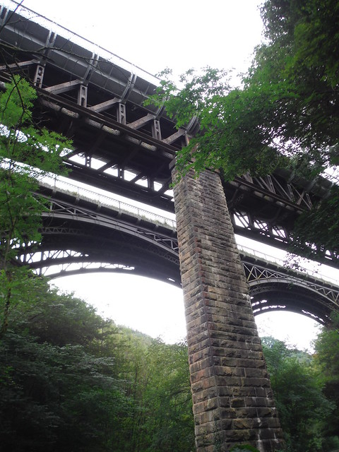 Miller's Dale Viaducts, from road below SWC 385 - Buxton Circular or to Monsal Dale (via the Wye Valley)
