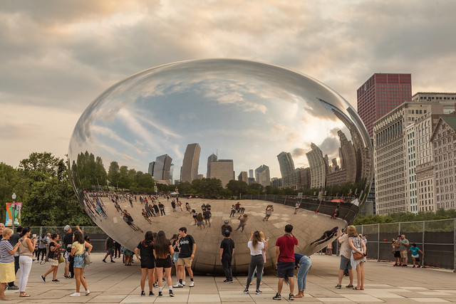 Cloud Gate, Millennium Park, Chicago, Illinois