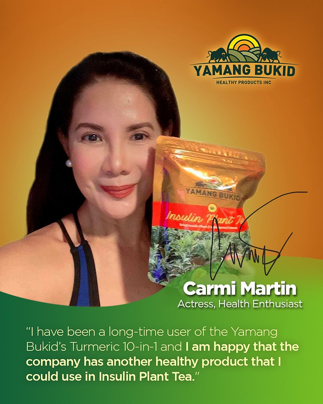 Carmi Martin X Yamang Bukid Insulin Plant Tea
