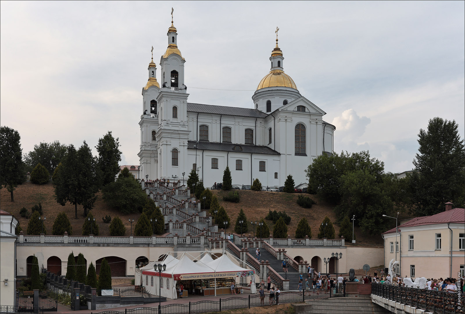 Лестница к храму, Витебск, Беларусь