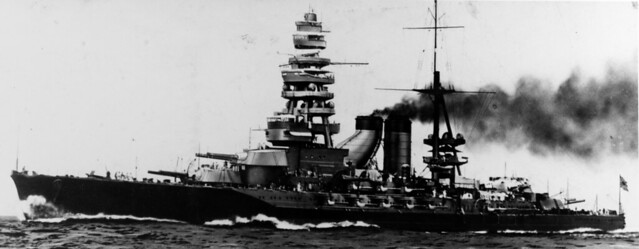 Japanese battleship MUTSU Between 1930-33
