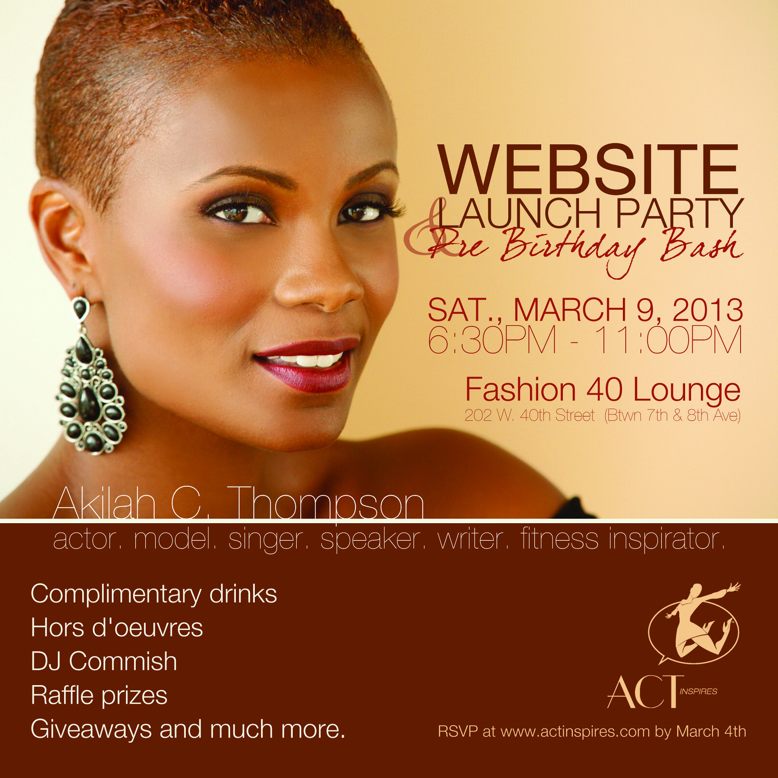 Social Media Flyer for Launch Party
