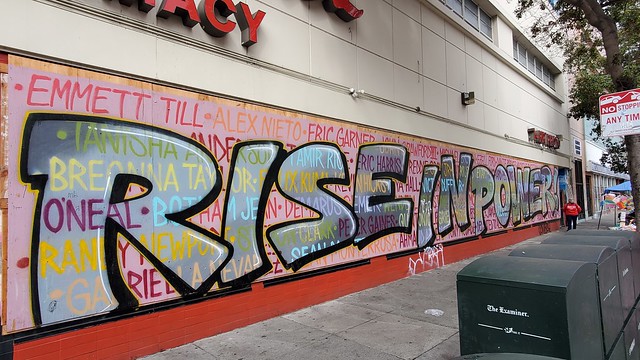 BLM mural on 23rd St. Walgreens