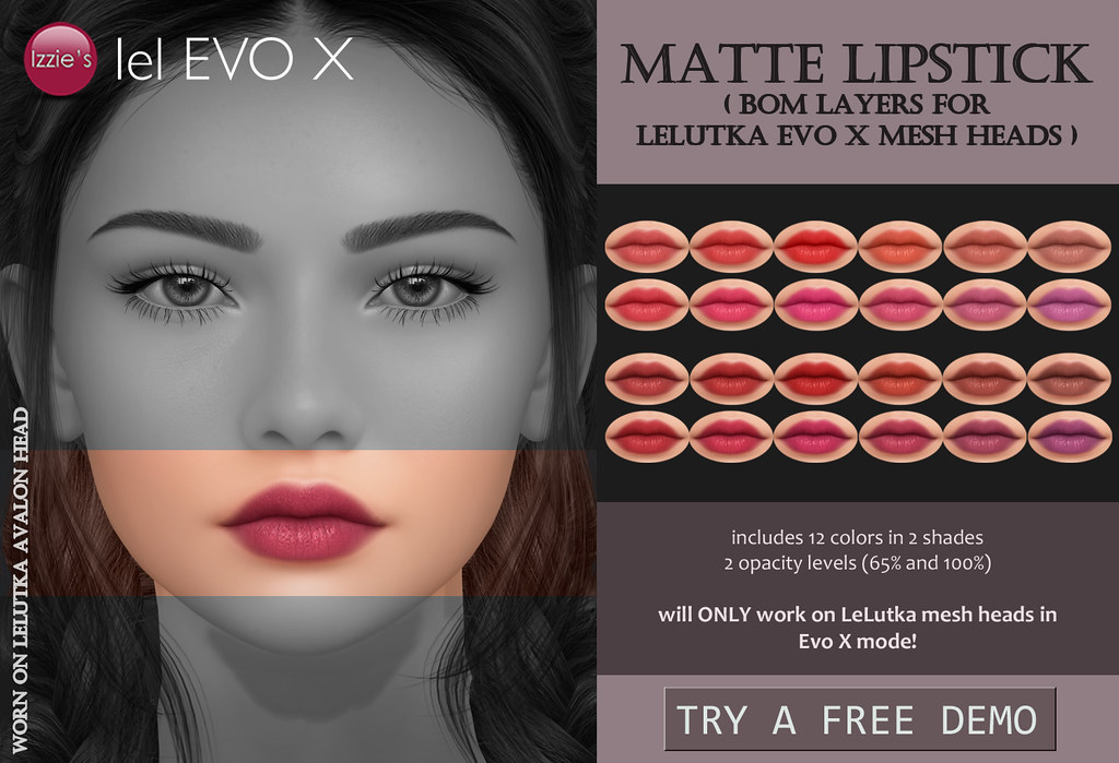 Matte Lipstick (LeLutka Evo X) for TLC