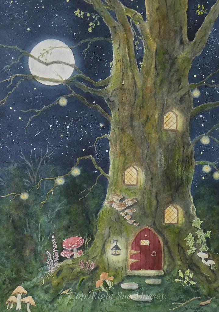 The Illuminated Fairy Tree House